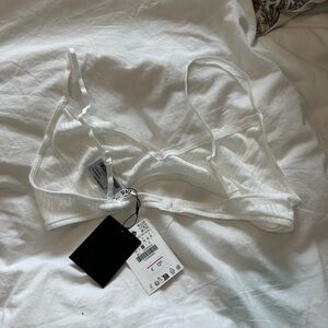 White Lace Bralette NWT